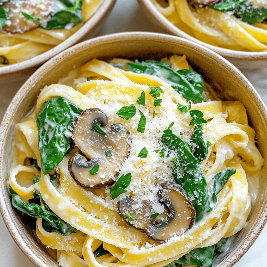 Creamy Mushroom and Spinach Pasta is a delightful dish that combines the earthy flavors of mushrooms with the vibrant freshness of spinach, all enveloped in a rich, creamy sauce. This dish is the epitome of comfort food, making it a popular choice for both busy weeknights and special occasions. Not only does it deliver on taste, but it also provides a wholesome way to incorporate vegetables into your meals, making it a nutritious option for individuals and families alike.