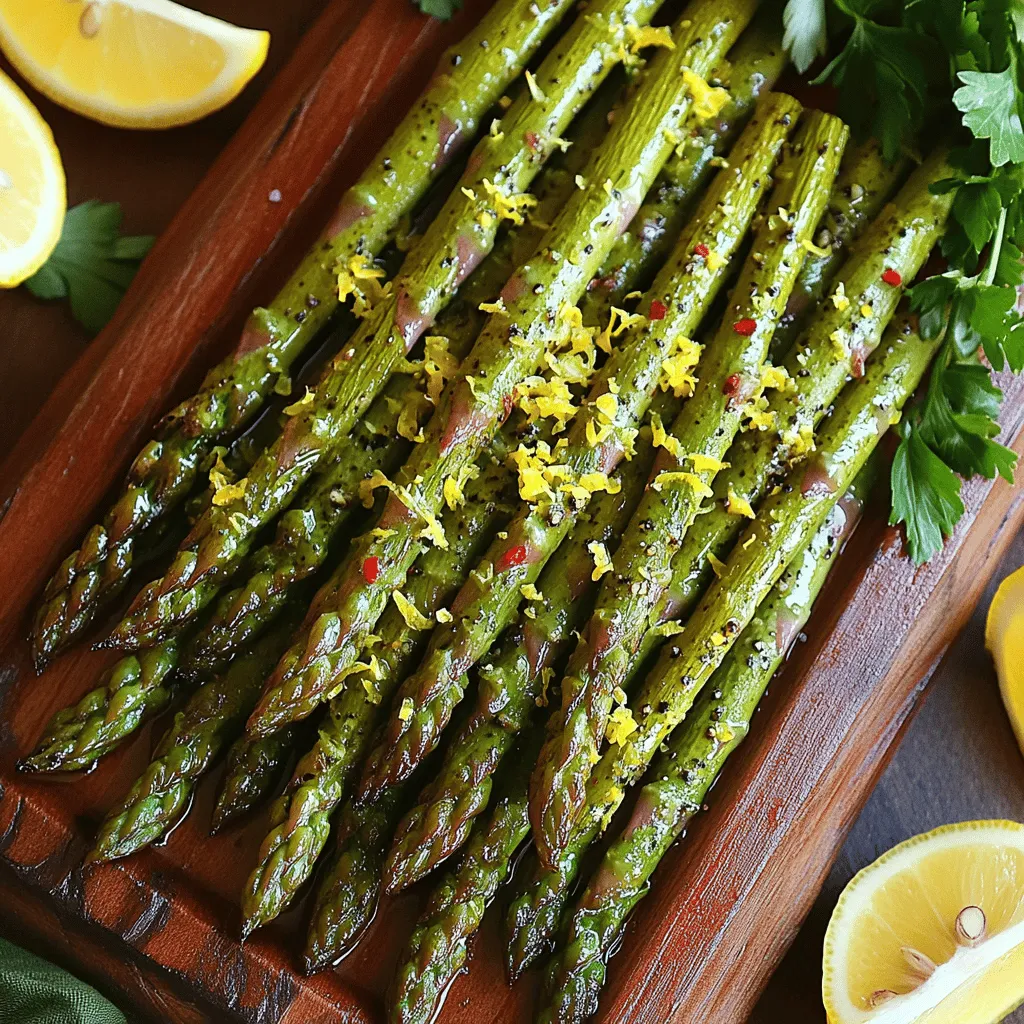 This lemon garlic asparagus recipe shines with bright flavors. The lemon adds fresh zest, while garlic gives depth. Together, they create a delightful taste that makes this dish stand out.