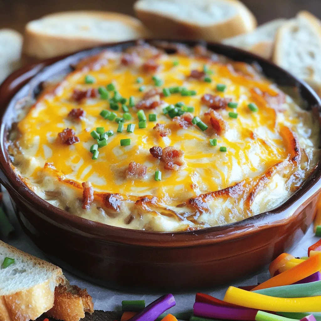 The heart of any great caramelized onion dip recipe lies in the key ingredients. You need onions, bacon, and cheese. Each one adds its own flavor and texture.