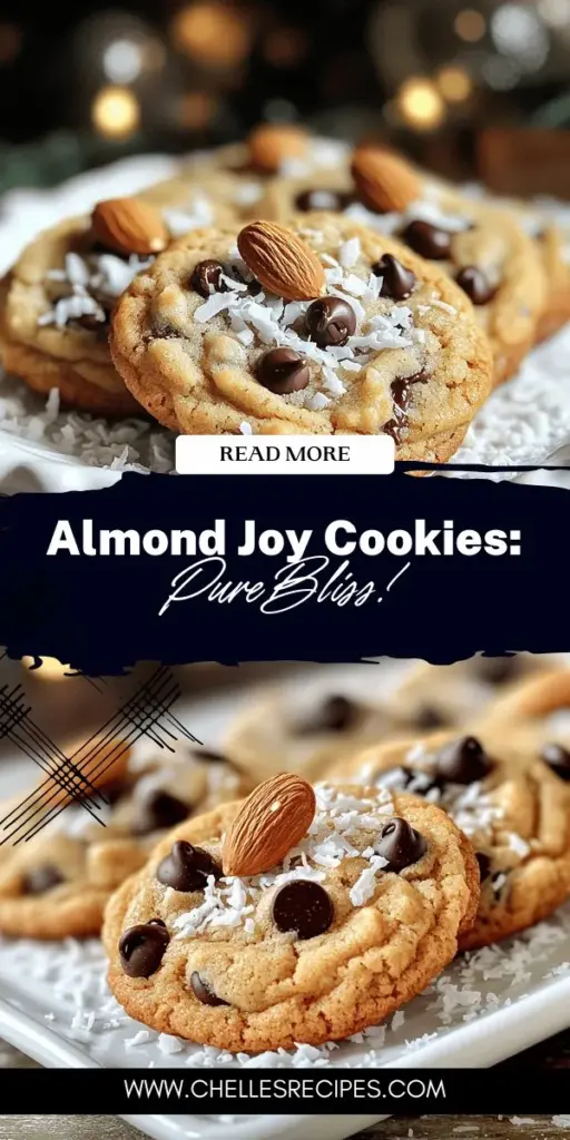 Satisfy your sweet cravings with these Small Batch Almond Joy Cookies! This simple recipe features a delicious mix of almond flour, shredded coconut, and dark chocolate chips, creating irresistible flavors in every bite. Ideal for quick treats or sharing, these cookies are fun to make and customize. Ready to bake your own batch of joy? Click through for the full recipe and melt-in-your-mouth ideas that will delight your taste buds!