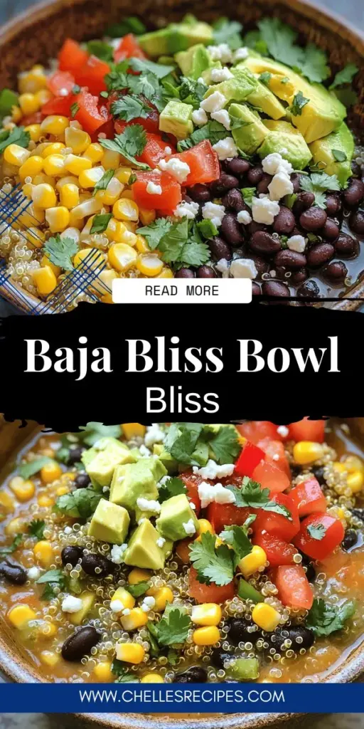 Experience the vibrant flavors of Mexico with the delicious Baja Bliss Bowl! Packed with protein-rich quinoa, fresh vegetables, and zesty spices, this bowl is perfect for anyone seeking a nutritious and fulfilling meal. Ideal for meal prep or a quick dinner, the Baja Bliss Bowl caters to various dietary preferences, including vegan and gluten-free options. Click through for easy recipes and tips to create your own colorful and tasty Baja Bliss Bowl today!