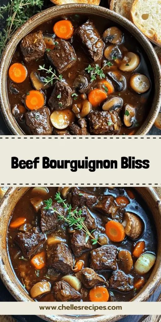 Impress your friends with the classic Beef Bourguignon, a delightful and flavorful dish that brings rich tastes to your table. This blog post shares essential ingredients like tender beef chuck, aromatic vegetables, and unique twists to enhance the recipe. Discover step-by-step preparation tips and ways to make this meal ahead of time for your next gathering. Click through to explore this delicious recipe and elevate your cooking experience today!