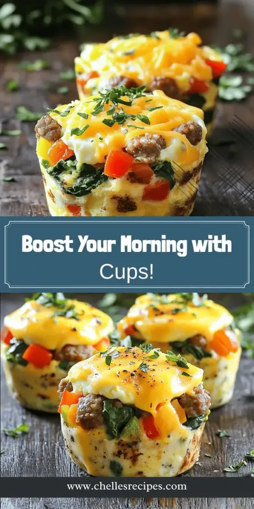 Start your mornings with a delicious boost by trying breakfast cups! These easy-to-make egg-based meals combine health and flavor, making breakfast exciting and nutritious. Packed with protein and customizable with your favorite veggies and meats, breakfast cups are perfect for busy days or meal prep. Explore my collection of savory and sweet recipes to find the perfect fit for your mornings. Click through to discover how to create your own healthy breakfast cups today!