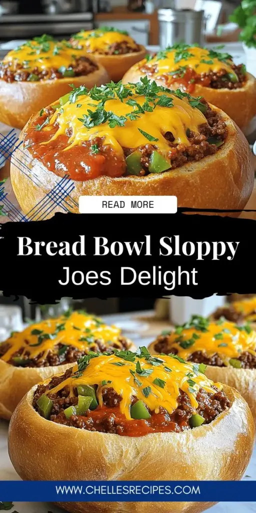 Elevate your dinner with the ultimate Bread Bowl Sloppy Joes recipe that combines comfort food flair with a fun twist! Imagine savory, hearty filling served in a warm, freshly baked sourdough bread bowl. This interactive meal is perfect for family nights, game days, or gatherings. Explore easy ingredient swaps and serving tips that make every bite a delight. Click through for this mouthwatering recipe and bring a touch of nostalgia to your table!