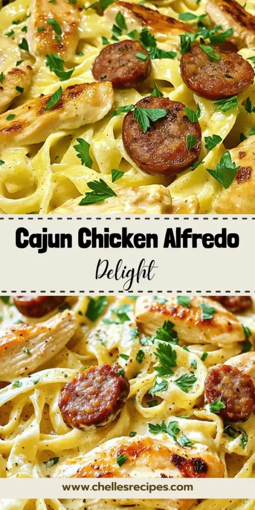 Get ready to spice up your dinner with this Cajun Chicken and Sausage Alfredo recipe! This creamy dish blends traditional Italian Alfredo with bold Cajun flavors, creating a satisfying meal that's perfect for any occasion. With easy-to-follow steps, you'll learn how to infuse chicken and sausage with rich seasonings and whip up a luscious sauce that clings beautifully to pasta. Click through for the full recipe and transform your dinner into a flavorful Cajun feast!
