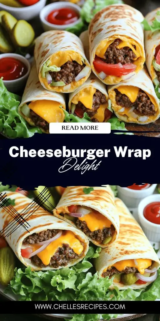 Satisfy your cravings with these mouthwatering grilled cheeseburger wraps! This easy recipe brings the classic flavors of a cheeseburger together in a convenient tortilla. Follow the simple steps to create delicious wraps filled with ground beef, cheese, and your favorite toppings. Discover tips for perfect assembly and variations to impress your guests. Click through to explore the full recipe and start making these tasty wraps today!