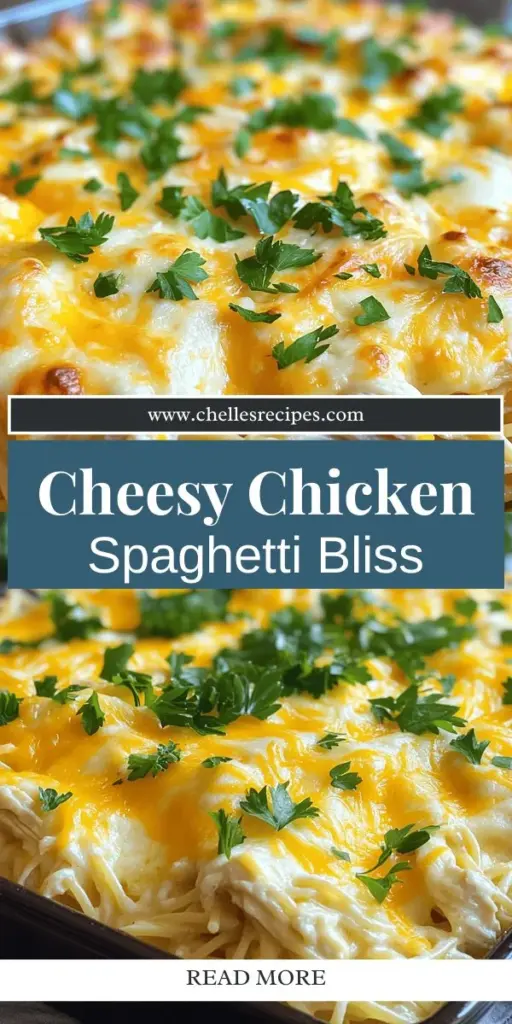 Indulge in the ultimate comfort food with our Cheesy Chicken Spaghetti Delight! This easy-to-make dish combines tender shredded chicken, creamy cheeses, and hearty spaghetti, delivering a satisfying meal for the whole family in under an hour. Perfect for dinner parties or weeknight dinners, this recipe is sure to impress. Dive into the details and explore the deliciousness of Cheesy Chicken Spaghetti Delight now! Click to discover the full recipe and make it tonight!