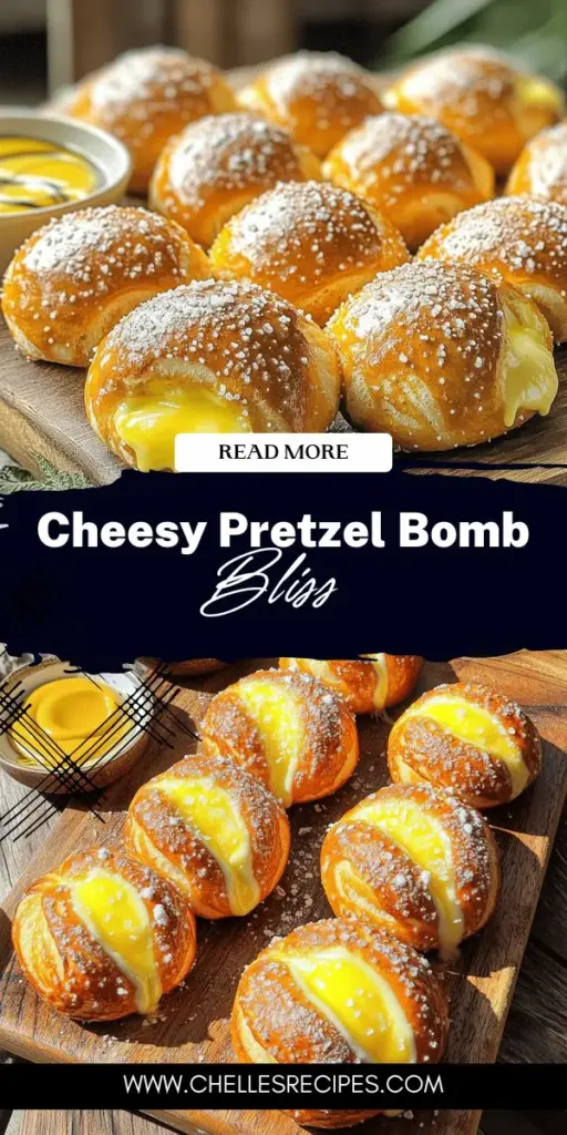 Indulge in the deliciousness of Cheese Stuffed Pretzel Bombs with our easy-to-follow recipe! These golden, chewy bites filled with gooey cheese are perfect for any gathering or as a comforting snack. Learn the secrets behind the perfect pretzel dough and experiment with different cheeses for a tasty twist. Click through to discover how to make these irresistible treats that everyone will love! Your snack game is about to get an upgrade!