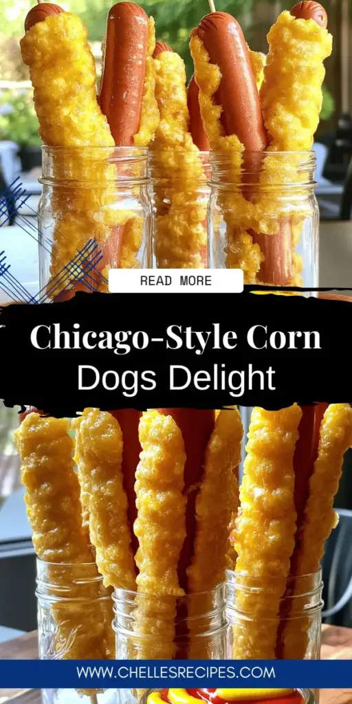 Savor the taste of the fair at home with our Chicago-style corn dogs recipe! This delicious treat features juicy hot dogs wrapped in a fluffy, golden batter, perfect for family gatherings or a fun dinner. Discover step-by-step instructions, ingredient tips, and creative serving ideas that will impress everyone. Click through to explore how to make these carnival favorites that are sure to be a hit with kids and adults alike!