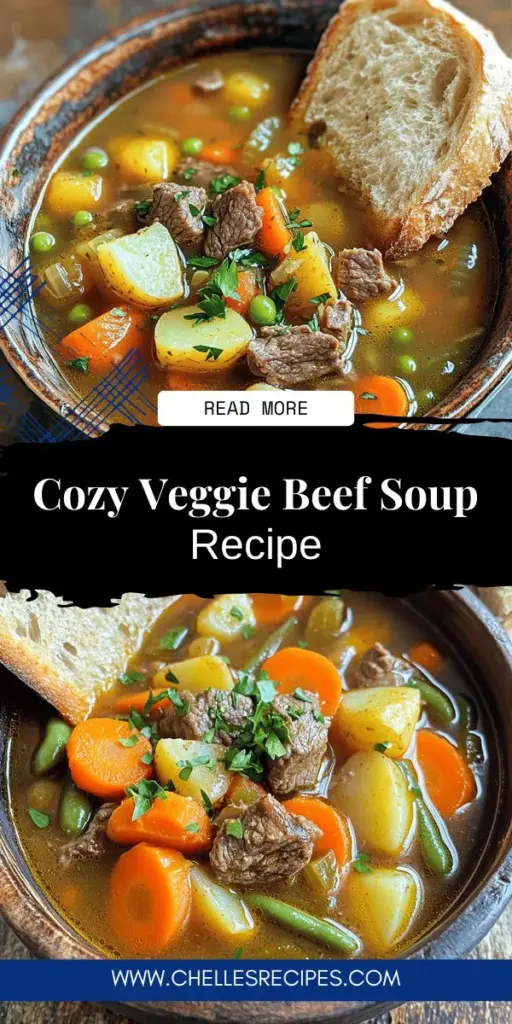 Craving comfort? Dive into this easy hearty vegetable beef soup recipe that blends tender beef, fresh veggies, and rich flavor in one pot. Discover essential ingredients, step-by-step preparation, and tips for perfecting this classic dish, plus ways to customize it for your taste. Enjoy a nutritious meal that warms your heart and soul. Click through to explore the full recipe and start your cooking adventure today!
