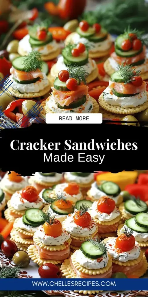 Elevate your gatherings with delightful crackers party sandwiches! Discover easy and impressive sandwich recipes featuring unique fillings and tasty spreads that will wow your guests. Learn tips on choosing the best crackers and creative presentation ideas to make your appetizers stand out. With endless flavor combinations and dietary options, your party snacks will surely be a hit. Click through to explore these fun and delicious recipes!