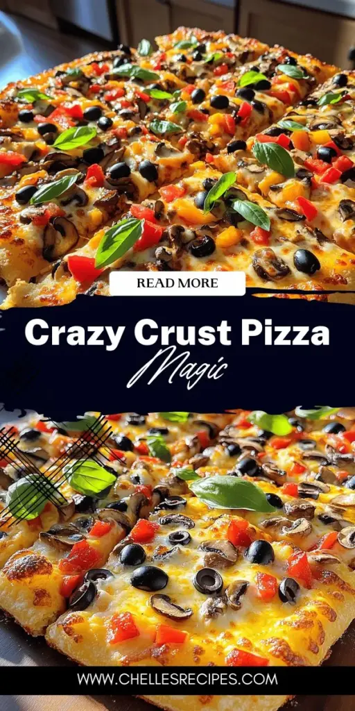 Discover the fun and easy way to enjoy homemade pizza with Crazy Crust Pizza, the ultimate quick meal solution! This innovative recipe combines cheese directly into the crust, eliminating the hassle of traditional dough-making while delivering mouthwatering flavor. Perfect for busy weeknights, it allows you to whip up a delicious pizza in no time. Click through to explore this unique recipe and impress your family with your cooking skills!