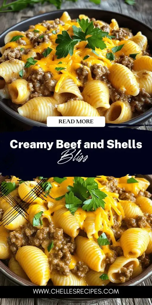 Discover the comfort of a delicious creamy beef and shells meal that’s quick and easy to make! This creamy beef and shells recipe is perfect for busy nights when you want something satisfying. Packed with rich flavors from ground beef, cheese, and spices, it’s a family favorite. Get inspired to create this delightful dish in just a few simple steps. Click through to explore the full recipe and elevate your weeknight dinners!