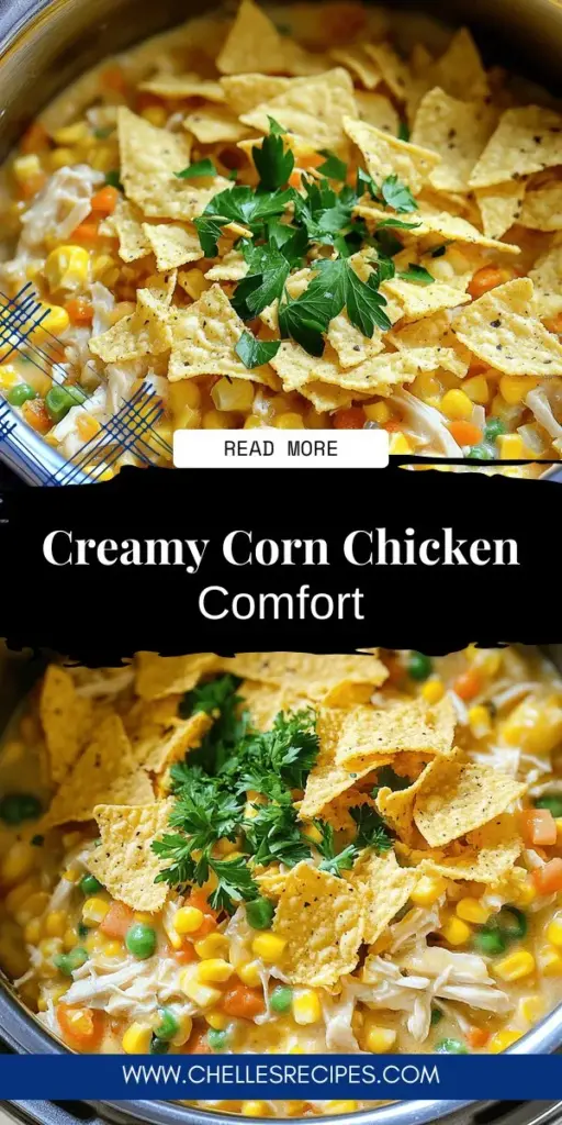 Discover the joy of easy cooking with this Slow Cooker Corn Chicken Casserole recipe! Perfect for busy weeknights, this dish combines tender shredded chicken, creamy soup, and sweet corn for a comforting family meal. Plus, with simple tips for customization, you can adapt it to your taste. Ready to create this delicious casserole? Click through to explore the full recipe and make your family’s new favorite dish!