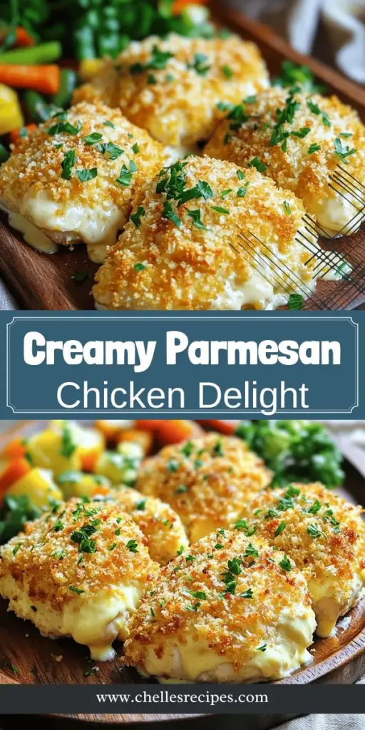 Savor the deliciousness of Mayonnaise Parmesan Chicken, a quick and comforting meal perfect for busy weeknights! This easy recipe features juicy chicken breasts coated in a creamy mayonnaise and savory Parmesan mixture, ensuring each bite is full of flavor. With minimal prep time and simple ingredients, this dish is a fantastic way to impress your family at dinner. Click through to explore the full recipe and bring some gourmet comfort to your table today!