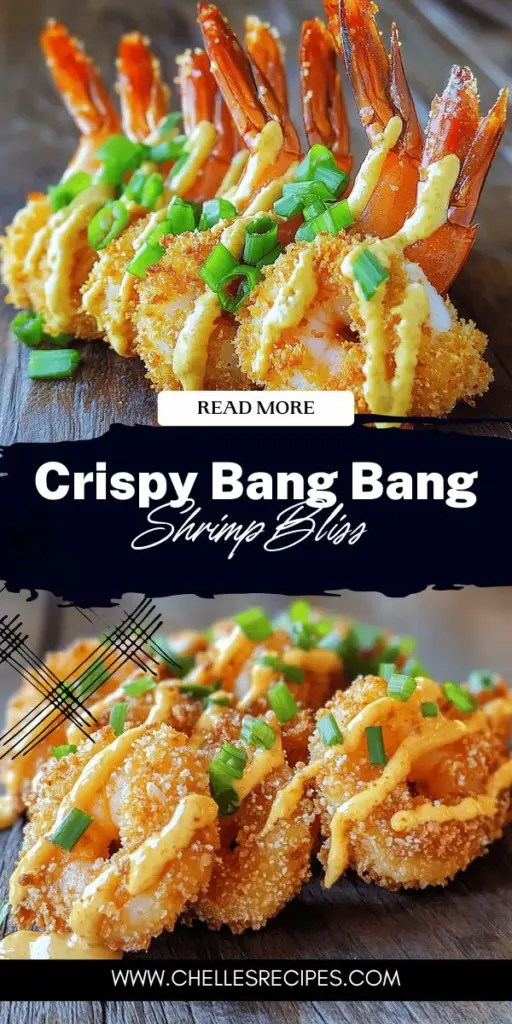 Satisfy your craving for a quick and delicious meal with this Irresistible Air Fryer Bang Bang Shrimp Recipe! Discover how to create crispy, flavorful shrimp with a mouthwatering bang bang sauce that’s easy to make. Whether you're cooking for yourself or impressing guests, this recipe is a game-changer. Dive into the step-by-step guide and explore fun serving ideas. Click through to get the full recipe and elevate your shrimp game today!