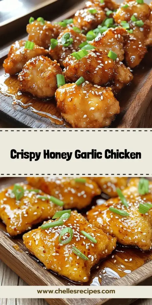 Satisfy your cravings with this Crispy Chinese Honey Garlic Chicken recipe that delivers ultimate crunch and bold flavor. Perfect for gatherings or a delicious dinner at home, this dish combines tender chicken with a sweet, savory sauce made from quality ingredients like honey and garlic. Dive into easy-to-follow tips and techniques to make your chicken irresistibly crispy. Click through now to explore the full recipe and elevate your cooking game!