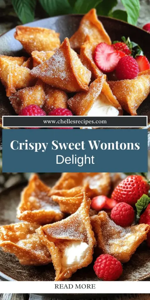 Looking for the perfect crowd-pleaser at your next gathering? Sweet cream cheese wontons are the ultimate treat! With a crispy exterior and creamy filling, these easy-to-make bites are sure to impress. Learn about the essential ingredients, frying tips, and creative serving ideas in our detailed guide. Elevate your snack game and make unforgettable memories. Click through to discover this delicious recipe and wow your guests!