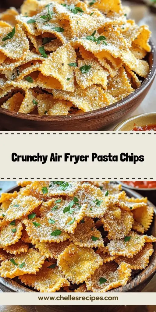 Discover the joy of making air fryer pasta chips, a crunchy and healthy snack that's perfect for any occasion! With just a few simple ingredients like pasta, olive oil, and your favorite seasonings, you can whip up these delicious bites in no time. Whether for movie nights or school lunches, these pasta chips are sure to impress. Click through to explore the full recipe and learn how to create this fun snack at home!