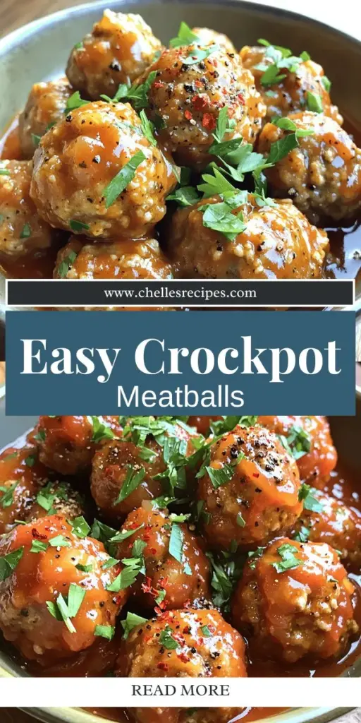 Craving a stress-free dinner? Try my Crockpot Peppered Meatballs for a tasty and easy meal! This simple meatball recipe features a delightful blend of ground beef and pork, mixed with flavorful ingredients that make for a crowd-pleaser. Follow my step-by-step tips to prepare, cook, and customize these mouthwatering meatballs with ease. Click through to explore the full recipe and impress your family tonight!