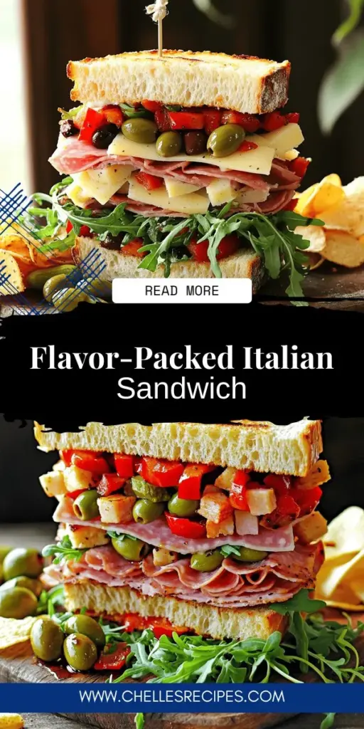 Elevate your lunch with the irresistible Chopped Italian Sandwich, a simple yet flavorful creation! Packed with authentic Italian deli meats, fresh veggies, and delicious cheeses, this sandwich is perfect for any occasion. Follow our easy assembly tips and explore tasty variations for a meal bursting with flavor. Ready to make your own? Click to discover the full recipe and bring authentic Italian tastes to your table!