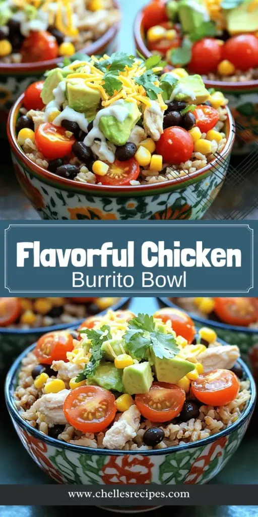 Elevate your dinner with this flavorful chicken burrito bowl recipe! Packed with tender chicken, nutritious veggies, and a wholesome base, this dish is both satisfying and healthy. Discover tips for preparation, ingredient swaps for a lighter option, and unique topping ideas to enhance your bowl. Perfect for meal prep or a family feast, this recipe allows for customization and creativity in the kitchen. Click to explore these delicious recipes and get inspired!