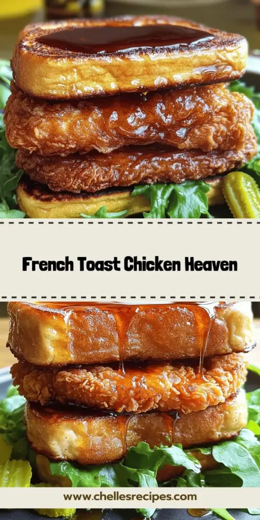 Elevate your culinary game with this irresistible French Toast Fried Chicken Sandwich! This delightful recipe combines crispy fried chicken, sweet French toast, and all the right toppings for a meal that will wow your family and friends. Perfect for brunch or a unique dinner option, this dish is easy to make and fun to customize. Dive into the full recipe for step-by-step instructions and make your own tasty twist on this comfort food classic today!