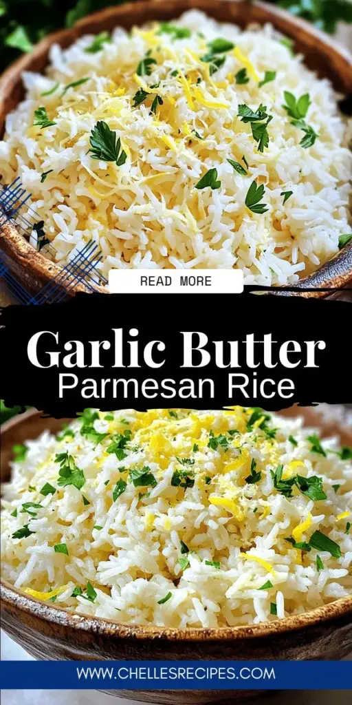 Discover the ultimate comfort food with our Parmesan Garlic Butter Rice recipe! This rich and creamy side dish perfectly complements any meal, from grilled chicken to roasted veggies. With simple ingredients and easy preparation, you can create a flavorful addition that will impress your family and friends. Don’t miss out—click through to explore the full recipe and make this delicious side dish a staple in your kitchen!