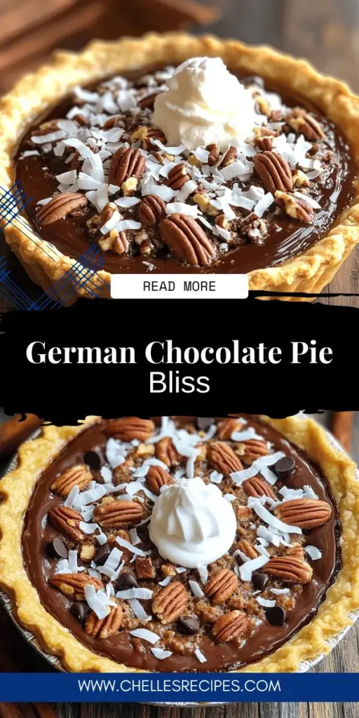 Indulge your sweet tooth with our easy and delicious German Chocolate Pie recipe! This delightful dessert features a rich filling of chocolate, coconut, and pecans, all nestled in a flaky pie crust. Perfect for bakers of any skill level, you'll find simple step-by-step instructions and helpful tips to make it a success. Impress your friends and family with this tasty treat—click through to explore the full recipe and get baking today!