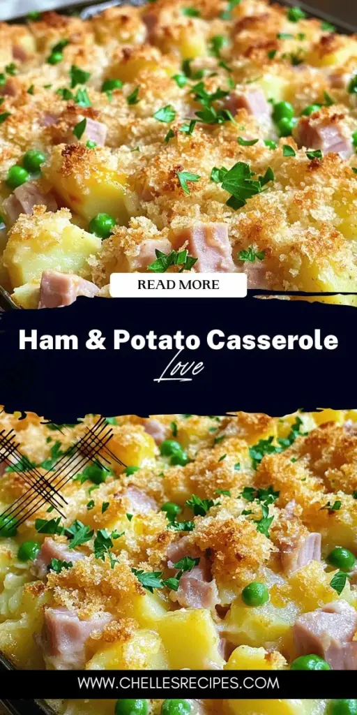 Craving a dish that combines warmth and flavor? This Ham and Potato Casserole is your answer! With simple ingredients like diced potatoes, cooked ham, and creamy cheese sauce, this recipe is perfect for cozy meals. Discover tips for variation, serving suggestions, and storage ideas to make each bite a hit. Ready to create your own delicious casserole? Click through to explore the full recipe and get cooking today!