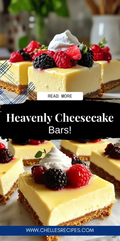 Indulge in the creamy bliss of Philadelphia cheesecake bars! These irresistible treats are not only easy to make but also offer a variety of delicious flavor options, from classic vanilla to fruity twists. Perfect for any occasion, they bring smiles to family gatherings and parties alike. Ready to dive into the world of sweet satisfaction? Click through to explore the full recipes and discover how you can create your own delightful Philadelphia cheesecake bars today!