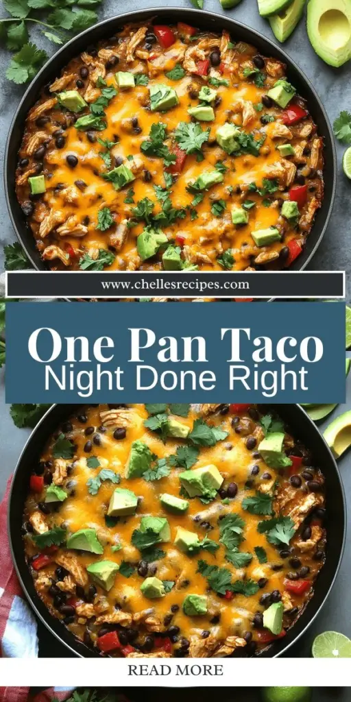 Discover the delicious One Pan Chicken Taco Casserole, the perfect meal for busy families who crave convenience and flavor. This vibrant dish combines tender chicken, colorful veggies, and zesty spices all cooked in one skillet, making dinner easy and cleanup a breeze. Whether it's a family dinner or a game night, this casserole is sure to become a favorite. Click to explore the recipe and bring this tasty meal to your table tonight!