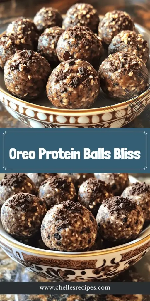 Craving a delicious snack packed with protein? Discover how to make Oreo Protein Balls, the easy no-bake treat everyone will love! This quick recipe combines Oreo crumbs, protein powder, nut butter, and chocolate chips for a tasty way to boost your energy. With simple ingredients and fun variations, these snacks are perfect for any occasion. Click through to explore the full recipe and whip up your energizing treat today!