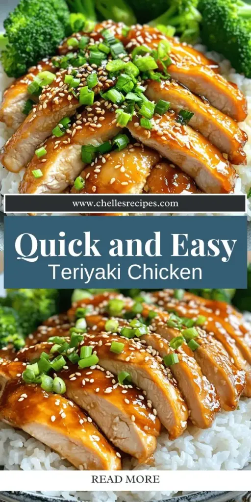 Looking for a quick and delicious dinner idea? Check out this Easy Chicken Teriyaki recipe that you can make in just 30 minutes! With tender chicken thighs and a homemade sweet-savory sauce made from soy sauce, honey, and fresh ginger, this dish is sure to impress your family. Serve it over jasmine rice for a complete meal. Dive into the full recipe to discover tips for grilling, customizing, and making it your own. Click to explore!