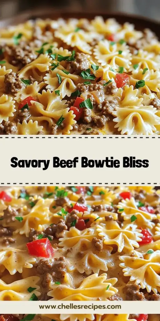 Discover the ultimate easy weeknight meal with this Savory Beef and Bowtie Pasta recipe! Using just a few simple ingredients, you can create a deliciously satisfying dish that's perfect for busy nights. Learn about the best beef cuts, how to achieve the perfect pasta texture, and fun vegetable additions to elevate your meal. Click through to explore this comforting recipe and make dinner a breeze tonight!