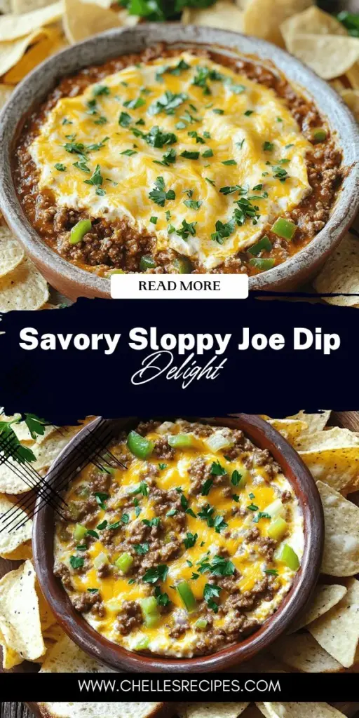 Elevate your next gathering with the ultimate crowd-pleaser: Sloppy Joe Dip! This creamy, cheesy dip combines all the classic flavors of your favorite Sloppy Joe in an easy-to-make snack. Discover key ingredients, step-by-step instructions, and creative variations to impress your guests at game day or any celebration. Click through to explore the full recipe and get ready to wow everyone with this delicious party dip!