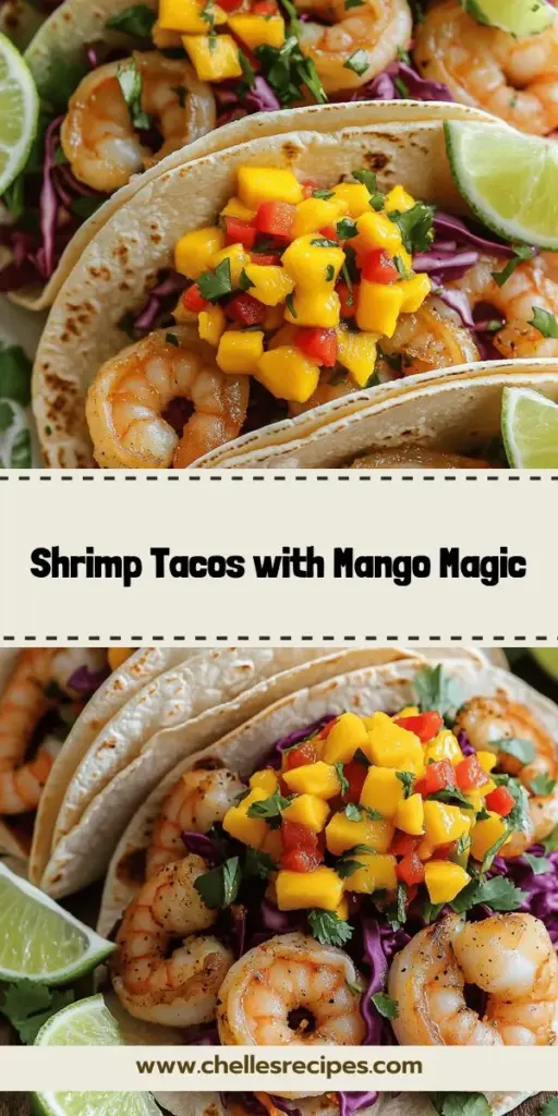 Looking for a dinner that will tantalize your taste buds? Discover how to make mouthwatering shrimp tacos with mango salsa! This easy recipe features fresh shrimp seasoned to perfection, vibrant mango salsa, and crunchy toppings that create a tropical delight in every bite. Elevate your taco nights with fun ideas and tips for assembly and serving. Click through for the full recipe and make your next meal a flavor-filled celebration!