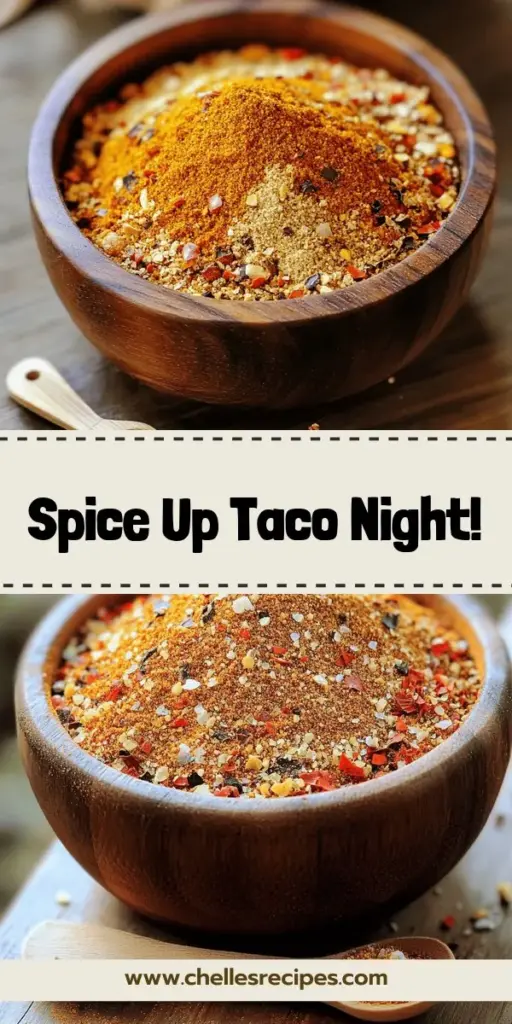 Transform your taco nights with this easy homemade taco seasoning recipe! Say goodbye to store-bought options filled with additives and hello to vibrant flavors made from simple pantry staples. Learn how to create the perfect blend tailored to your taste, and explore delicious variations and uses beyond tacos. Ready to elevate your meals? Click through for the full recipe and start your culinary adventure today!