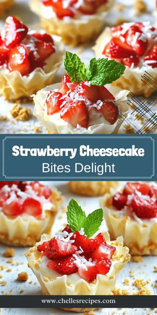 Enjoy a taste of summer with Strawberry Cheesecake Crunch Bites, a delightful no-bake treat that combines creamy cheesecake, fresh strawberries, and a crispy topping. Perfect for picnics, parties, or simply satisfying your sweet tooth, these bites are easy to make and a hit with both kids and adults. Check out the full recipe for fun step-by-step instructions and tips to elevate your gatherings. Dive into this delicious adventure today!