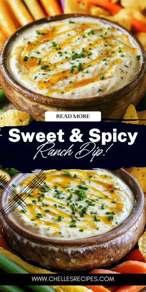 Elevate your snacking game with Fiery Sweet Honey Ranch, the dip that combines creamy ranch goodness with a perfect sweet-spicy kick. Ideal for game days, barbecues, or family dinners, this homemade dip is simple to make and packed with flavor. Discover the key ingredients and step-by-step instructions to create your own delicious version. Click to explore this must-try recipe and impress your guests at your next gathering!