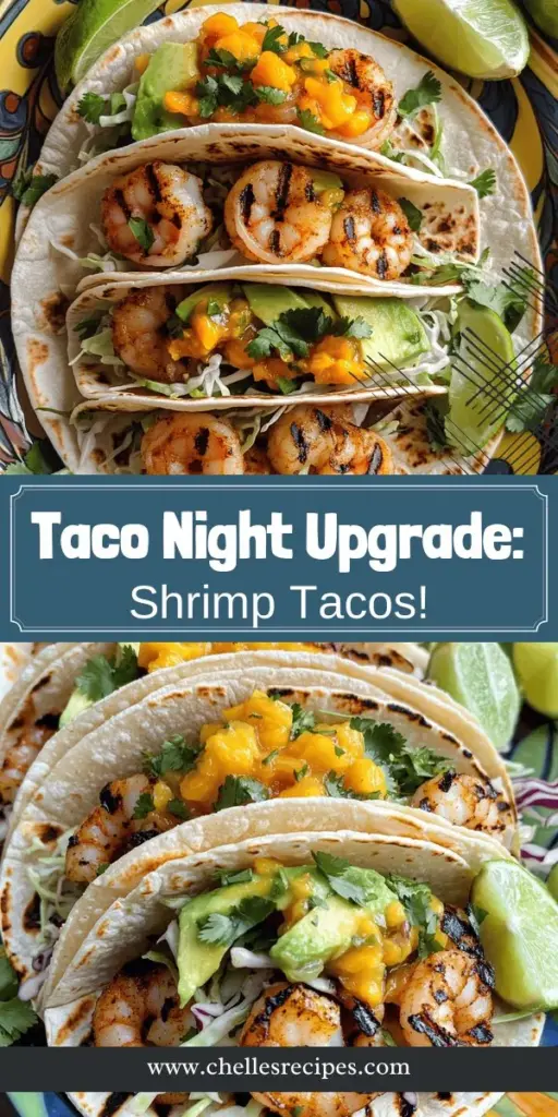 Elevate your taco night with these irresistible grilled shrimp tacos! Discover how to make them flavorful and easy with simple steps, essential ingredients, and mouthwatering toppings. Whether you prefer a spicy kick or a healthier twist, this recipe has options for everyone. Impress your family and friends with these delicious tacos that are sure to become a favorite. Click through to explore the full recipe and unleash your culinary creativity!