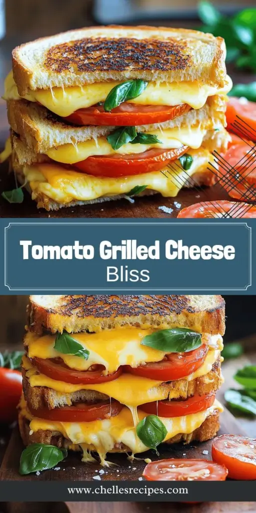 Elevate your lunch game with the irresistible Triple Decker Tomato Grilled Cheese Delight Recipe! This mouthwatering sandwich features layers of gooey cheese, fresh tomatoes, and crispy sourdough bread, creating the perfect combination of flavor and fun. Discover step-by-step instructions to achieve a golden, melty masterpiece. Click through to explore this delicious recipe and indulge in cheesy goodness today!