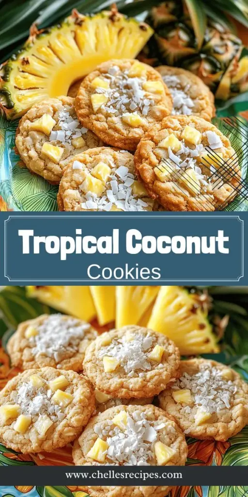 Indulge in the tropical flavors of Coconut Pineapple Cookies, an irresistible treat that combines sweet coconut and juicy pineapple! Whether you're a fan of classic, vegan, or gluten-free recipes, I’ll walk you through making these delightful cookies perfect for any occasion. Get ready to bring a taste of the tropics to your kitchen. Click through for the full recipe and start baking your new favorite dessert today!