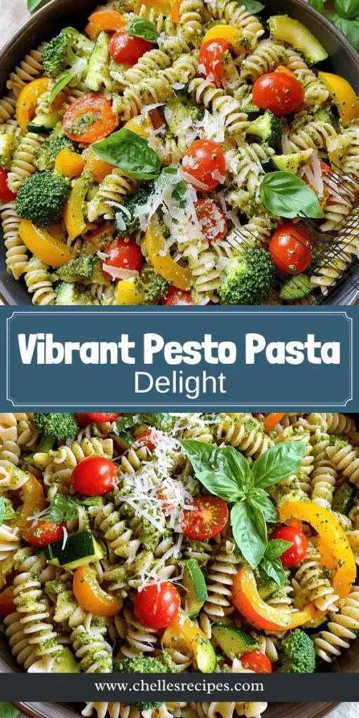 Brighten up your dinner table with a delightful bowl of Pesto Pasta Primavera! This fresh and flavorful recipe combines whole wheat pasta with vibrant vegetables like broccoli, bell peppers, and zucchini, all tossed in creamy basil pesto. Perfect for impressing family and friends, this dish is simple to prepare and can be tailored to fit any dietary need. Ready to explore this delicious recipe? Click through for all the details and tips!