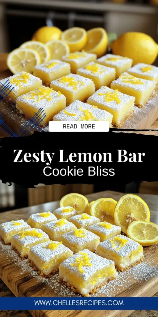 Indulge in a delicious burst of flavor with our Lemon Bar Cookie Delight recipe! These simple yet tasty cookies combine zesty lemon with a sweet crunch, perfect for any occasion. With easy steps and creative variations, baking success is just a click away. Discover the secrets to perfect lemon bar cookies and impress your guests with this delightful treat. Don’t wait – check out the recipe and get started on your baking adventure today!