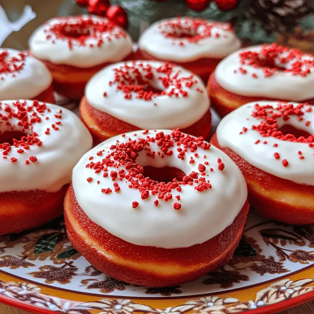 Red velvet donuts are a fun twist on the classic cake. They have the same rich flavor and beautiful color. To make red velvet donuts, you need simple ingredients. Here’s what you’ll need for the red velvet donuts recipe: