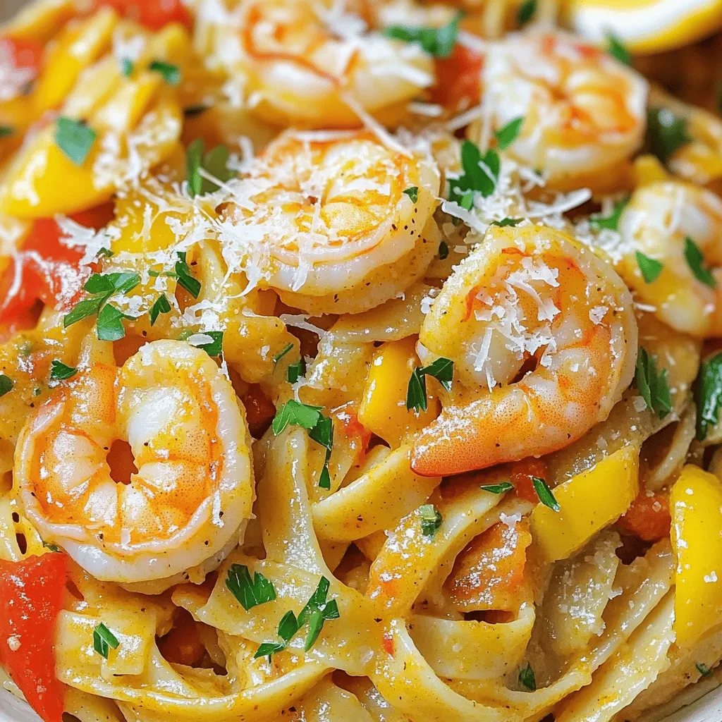 The key ingredients for a cajun shrimp pasta recipe are simple yet full of flavor. You need fettuccine pasta, large shrimp, and a mix of fresh veggies. The Cajun seasoning adds that signature kick. Here’s the essential list: