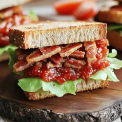 The classic BLT sandwich—a beloved staple in American cuisine—combines crispy bacon, fresh lettuce, and ripe tomatoes nestled between slices of bread. It's a go-to choice for many due to its simplicity and satisfying flavors. However, as with any cherished recipe, there’s always room for creativity and delicious variations. Enter the BLT with Bacon Tomato Jam, a modern twist on the traditional sandwich that elevates the classic flavors to new heights.