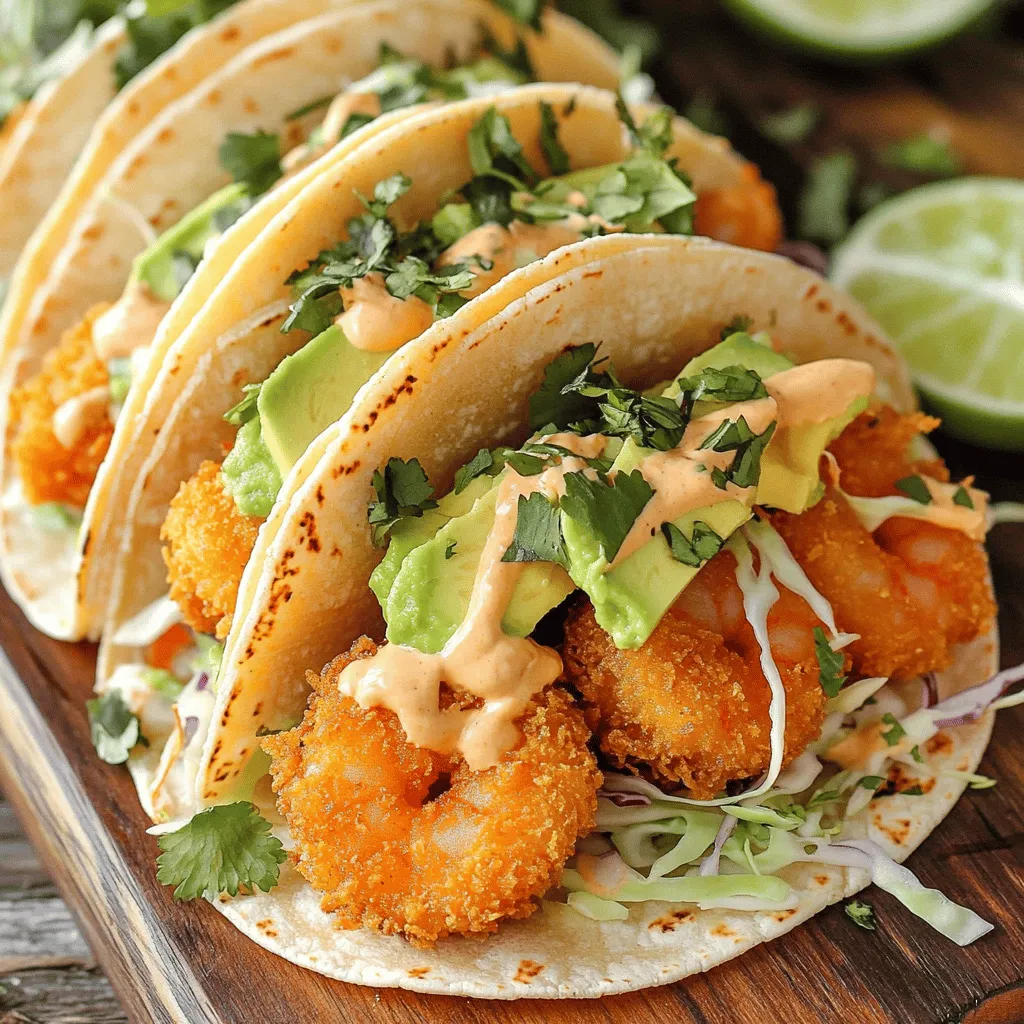 Bang Bang Shrimp Tacos are a fun dish. They feature crispy shrimp with a creamy, spicy sauce. The name "Bang Bang" comes from the sauce's bold flavor. It brings a kick that many people love.