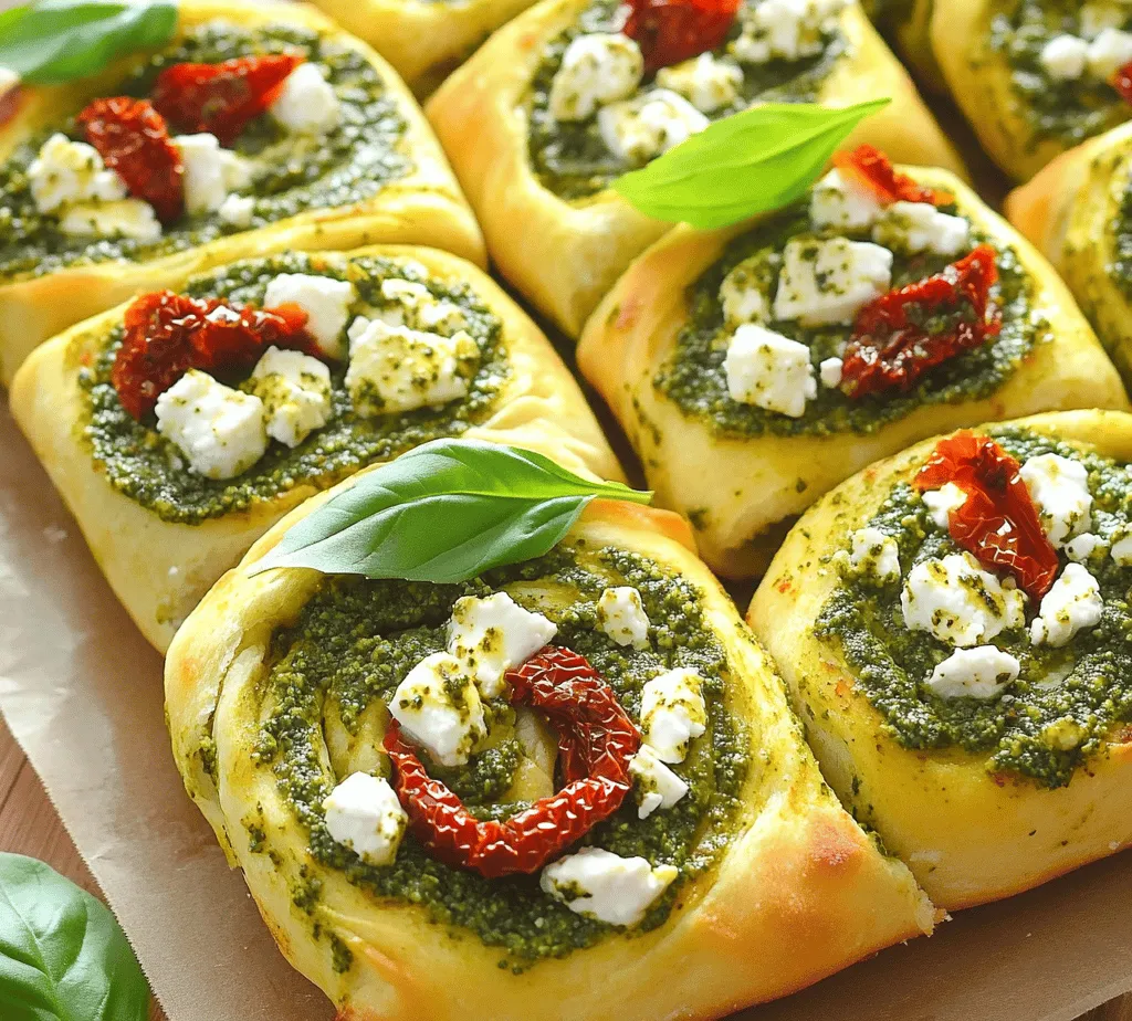 The foundation of the Pesto Feta Rolls is the choice of bread, and flatbread or pita bread serves as the ideal vessel for the delicious fillings. Flatbread is known for its soft and pliable texture, allowing it to be easily rolled without cracking. It provides a delightful chewiness that complements the creamy and tangy flavors of the filling. Pita bread, on the other hand, adds an extra layer of authenticity to the rolls, with its pocket-like shape making it easy to stuff with ingredients. Whichever you choose, both options offer a neutral base that allows the vibrant flavors of the fillings to shine through.